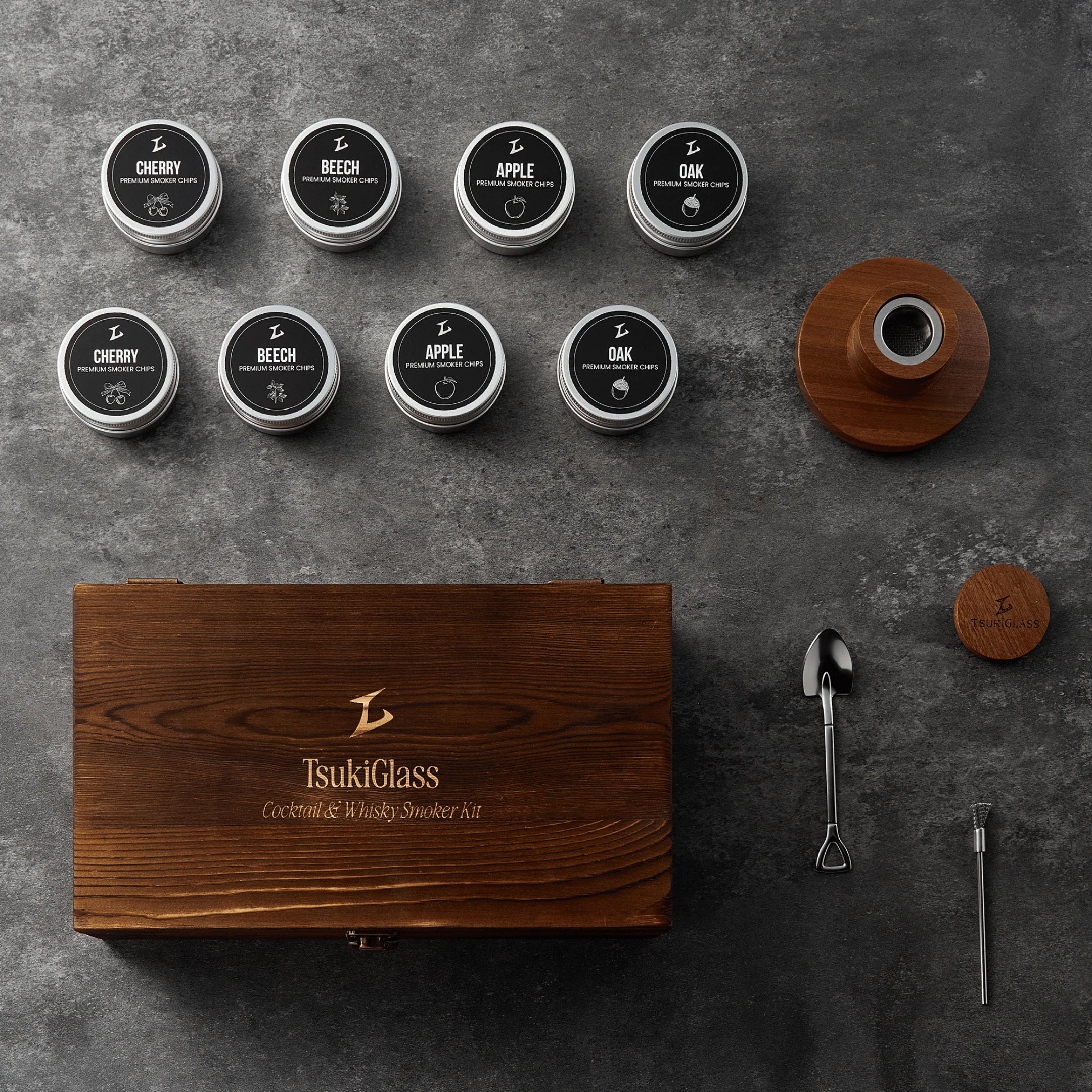 Tsuki Smoker Kit For Cocktails